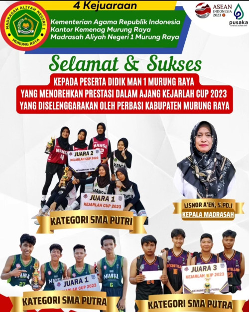 Prestasi MAN 1 Murung Raya di Kejarlah Cup 2023