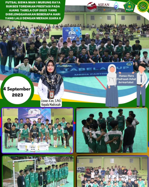 Futsal MAN 1 Murung Raya Juara 2 Tabela Cup 2023